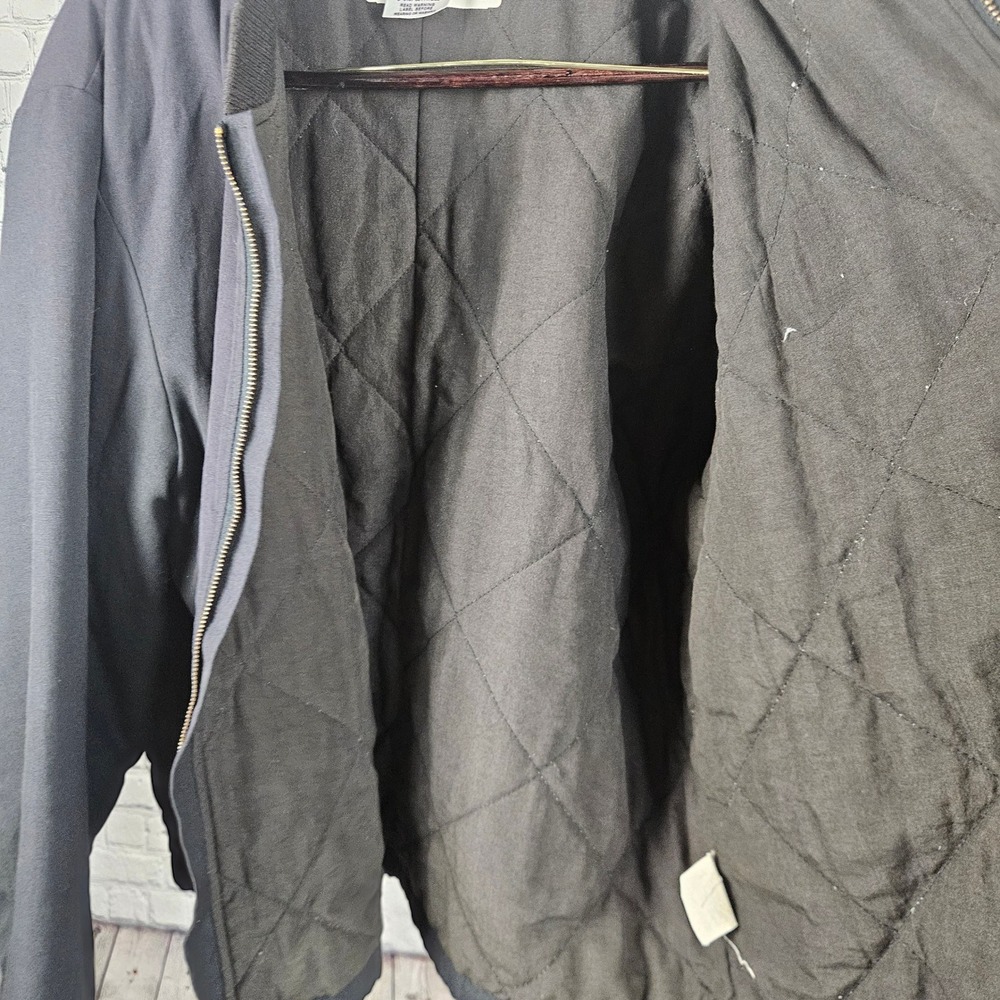 Workrite FR Fire Resistant Bomber Jacket Black HRC 4 Arc 47.4 Mens Large-R - Picture 10 of 10